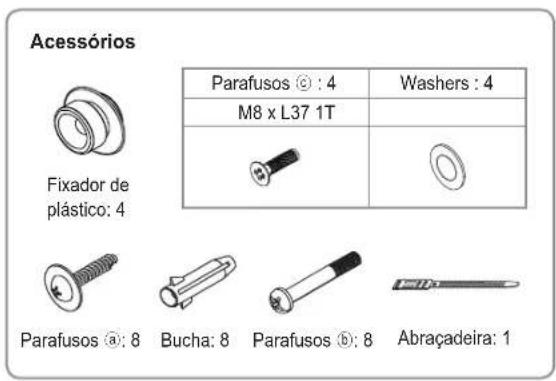 SAMSUNG WMN4277TT - Guia de instalação do suporte de montagem na parede para ajuste do ângulo e rotação WMN4277TT - 4