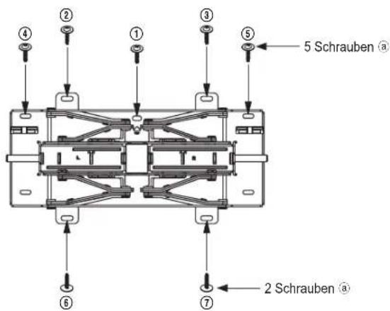 SAMSUNG WMN4277TT - Zusammenbau der Wandhalterung - 5