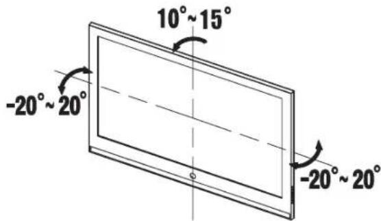 SAMSUNG WMN4277TT - Wall Bracket Angle Adjustment - 1