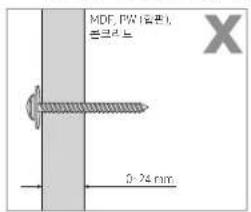 SAMSUNG WMN4277TT - 벽걸이 설치 방법 - 2
