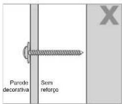 SAMSUNG WMN4277TT - Montagem do suporte na parede - 3