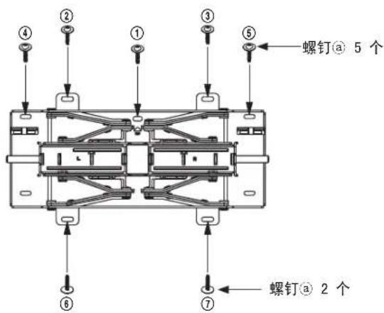 SAMSUNG WMN4277TT - 如图所示，将角度调整支架安装到墙壁上。 - 1