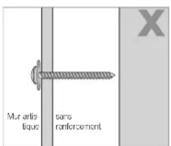 SAMSUNG WMN8000SXT - Précautions d'installation du support mural - 7