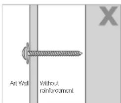 SAMSUNG WMN8000SXT - Wall Mount Installation Precautions - 7