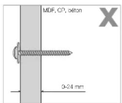 SAMSUNG WMN8000SXT - Précautions d'installation du support mural - 6