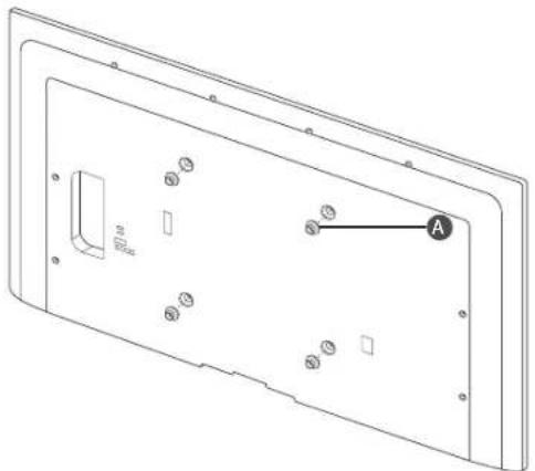 SAMSUNG WMN8000SXT - Távolítsa el a fali konzolokat a helyukon tartó csavarokat. - 2