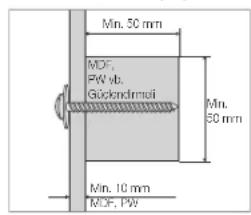 SAMSUNG WMN8000SXT - Duvar Montajini Takma Önlemleri - 1