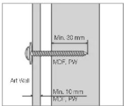 SAMSUNG WMN8000SXT - Wall Mount Installation Precautions - 2