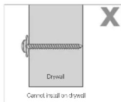 SAMSUNG WMN8000SXT - Wall Mount Installation Precautions - 8
