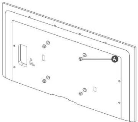 SAMSUNG WMN8000SXT - 8.将固定件安装到TV背面，如图所示。 - 1