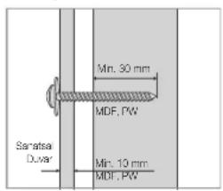 SAMSUNG WMN8000SXT - Duvar Montajini Takma Önlemleri - 2