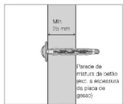 SAMSUNG WMN8000SXT - Precauçoes a ter na instalação do suporte para montagem na parede - 5