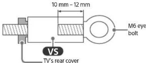 SONY Bravia XR-77A80CK - Secure the TV to the Stand. - 5