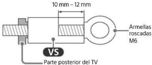 SONY Bravia XR-77A80CK - Fije el TV a la base de soporte. - 5