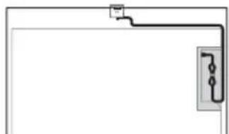 SONY Bravia XR-77A80CK - Optional Camera and Microphone Unit (not supplied) Cable Management - 2