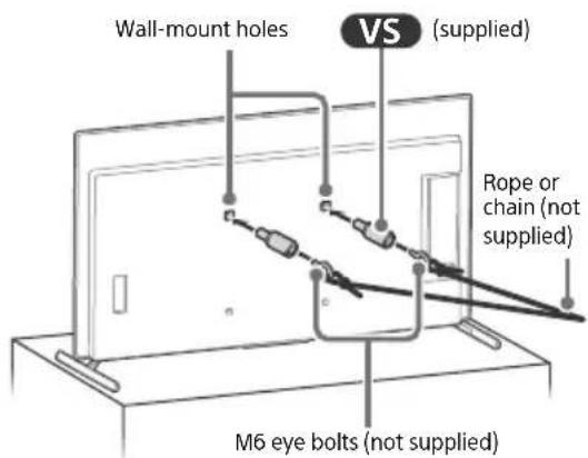 SONY Bravia XR-77A80CK - Secure the TV to the Stand. - 3
