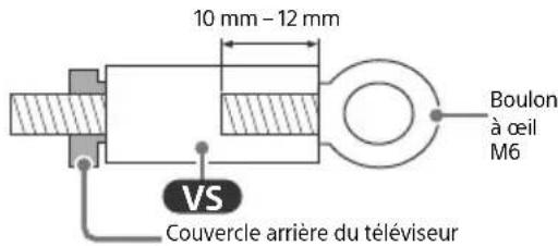 SONY Bravia XR-77A80CK - Fixer solidement le téléviseur à la base. - 5