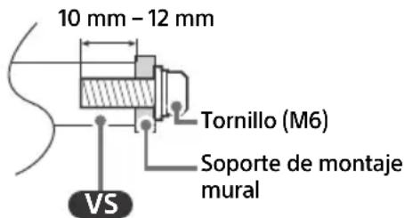 SONY Bravia XR-77A80CK - Información para la instalación del soporte de montaje mural - 1
