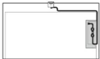 SONY Bravia XR-77A80CK - Gestion du câble de la caméra avec microphone en option (non fourni) - 2