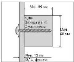 SAMSUNG WMN4070TT - Установка настенного крепления - 1