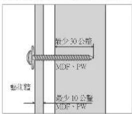 SAMSUNG WMN4070TT - 安裝牆壁安裝座 - 2