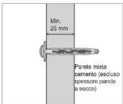 SAMSUNG WMN4070TT - Installazione del supporto a parete - 5