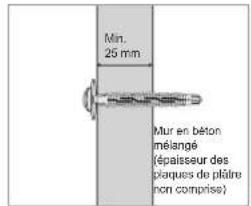 SAMSUNG WMN4070TT - Installation de la fixation murale - 5