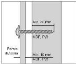SAMSUNG WMN4070TT - Installazione del supporto a parete - 2