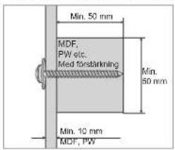 SAMSUNG WMN4070TT - Montera väggfästet - 1