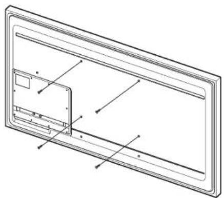 SAMSUNG WMN4070TT - Fixar os parafusos de ancoragem e os parafusos ⓐ - 3