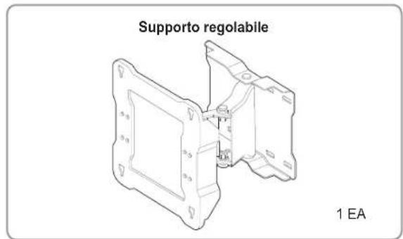SAMSUNG WMN4070TT - Supporto a parete completo - 2