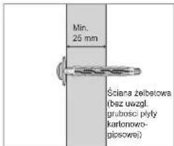 SAMSUNG WMN4070TT - Montaż uchwytu ściennego - 5