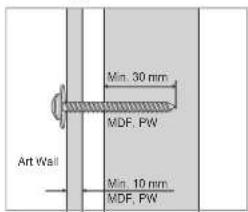 SAMSUNG WMN4070TT - A fali konzol felszerelése - 2