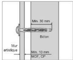 SAMSUNG WMN4070TT - Installation de la fixation murale - 4