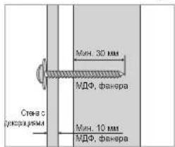 SAMSUNG WMN4070TT - Установка настенного крепления - 2
