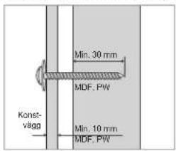 SAMSUNG WMN4070TT - Montera väggfästet - 2