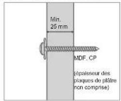 SAMSUNG WMN4070TT - Installation de la fixation murale - 3