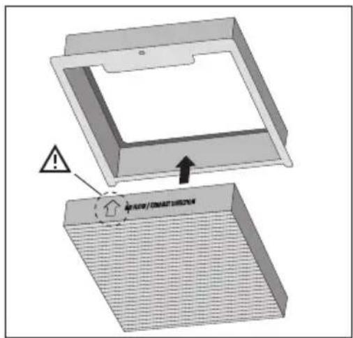 Pelgrim BEGA970MAT - Replacing the odour/fine particle filter - 3