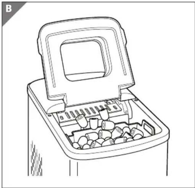 Ambiano GT-EWM-01-US - c) Eiswürfel entnehmen - 1