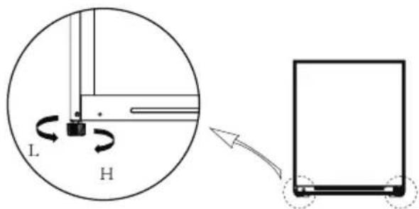 SALORA 47FRB32WH - LEVELING FEET - 1