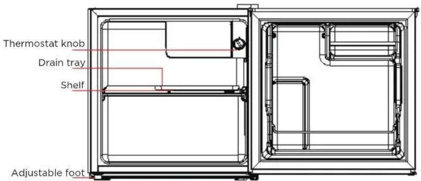 SALORA 47CFB43BL - COMPONENTS - 1