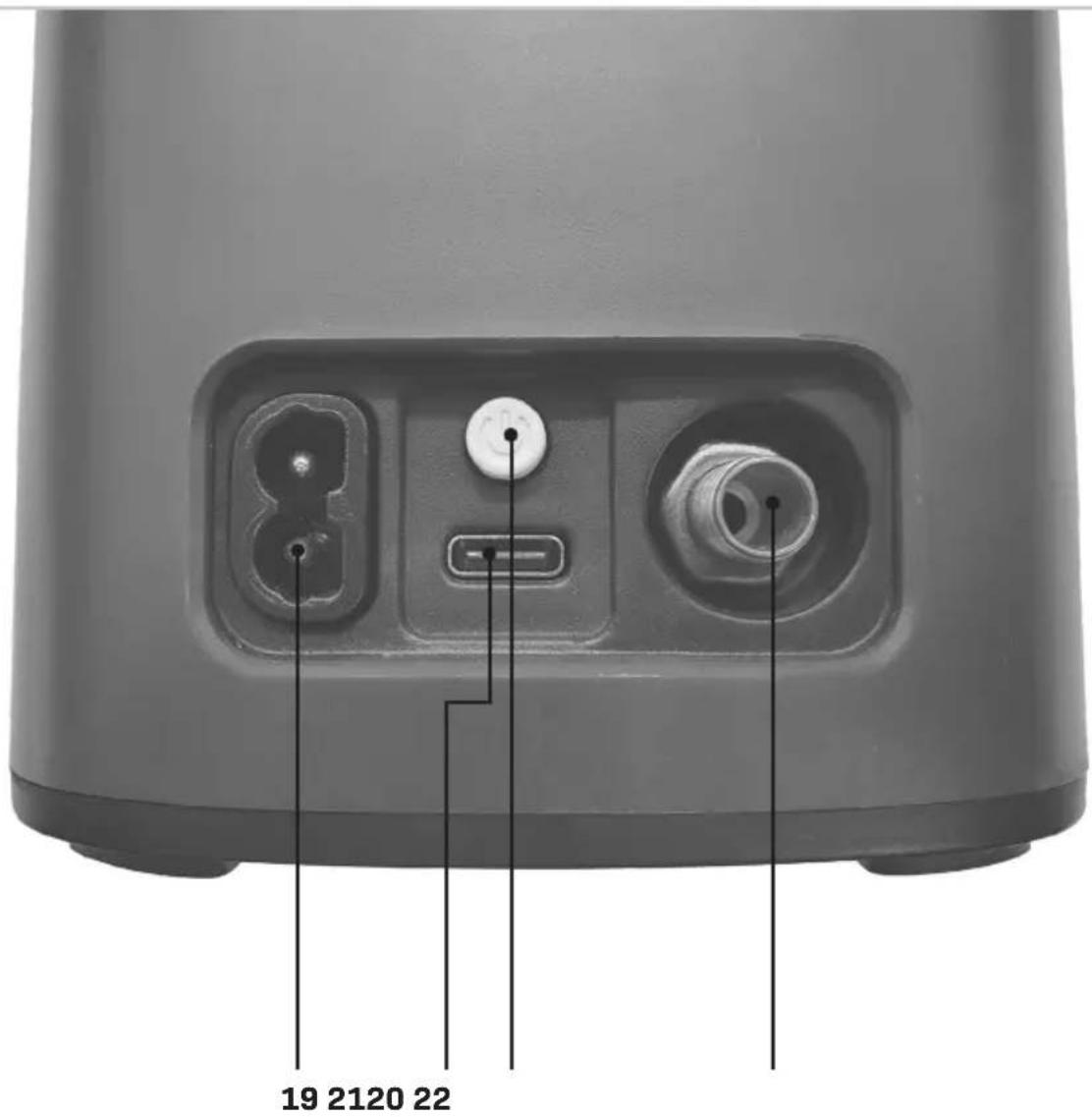 Vonroc CR505DC - CORDLESS MINI COMPRESSOR 12V CR505DC - 6
