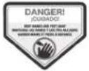 Sun Joe MJ401C-PRO - Safety Symbols - 1