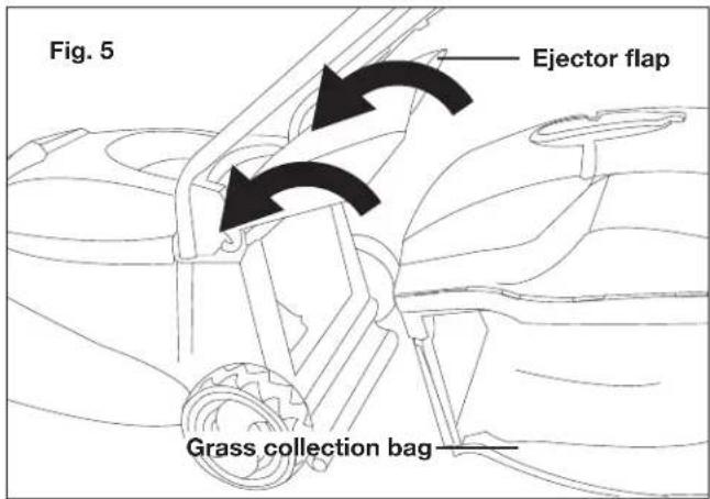 Sun Joe MJ401C-PRO - Grass Collection Bag Assembly + Fitting - 4