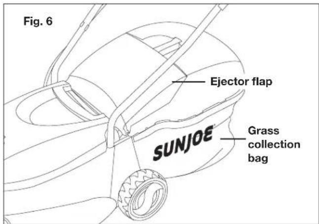 Sun Joe MJ401C-PRO - Grass Collection Bag Assembly + Fitting - 5
