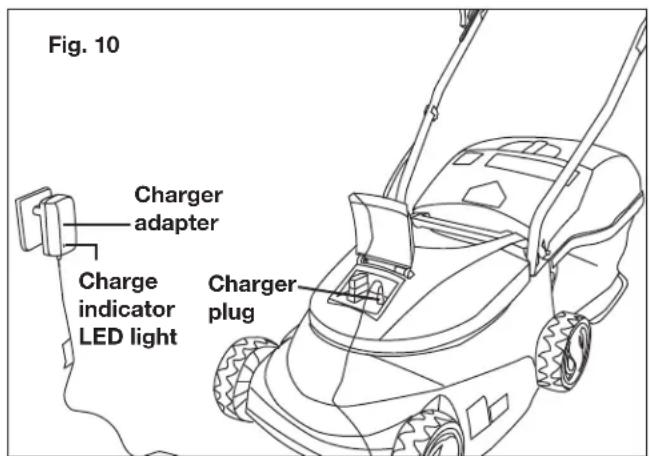 Sun Joe MJ401C-PRO - Battery Charging - 1