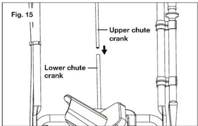 Snow Joe SJ627E-CVR - Chute Crank Assembly - 6