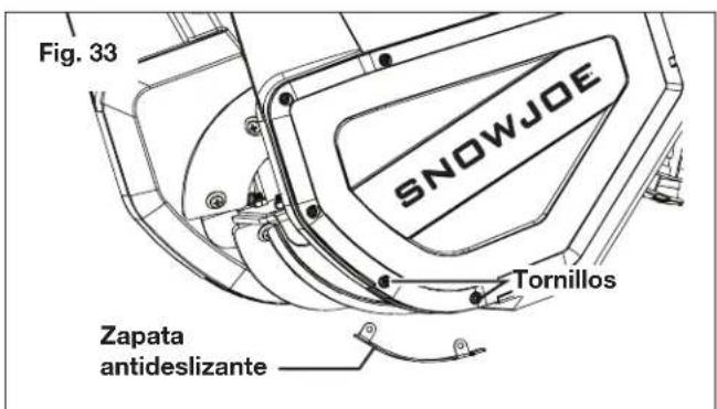 Snow Joe SJ627E-CVR - Reemplazo de zapatas antideslizantes - 1