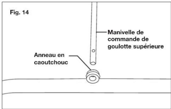 Snow Joe SJ627E-CVR - Assemblage de la manivelle de commande de goulotte - 5