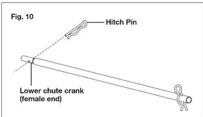 Snow Joe SJ627E-CVR - Chute Crank Assembly - 1
